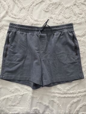 Athletic Works Men's Slate Gray Drawstring Athletic Shorts